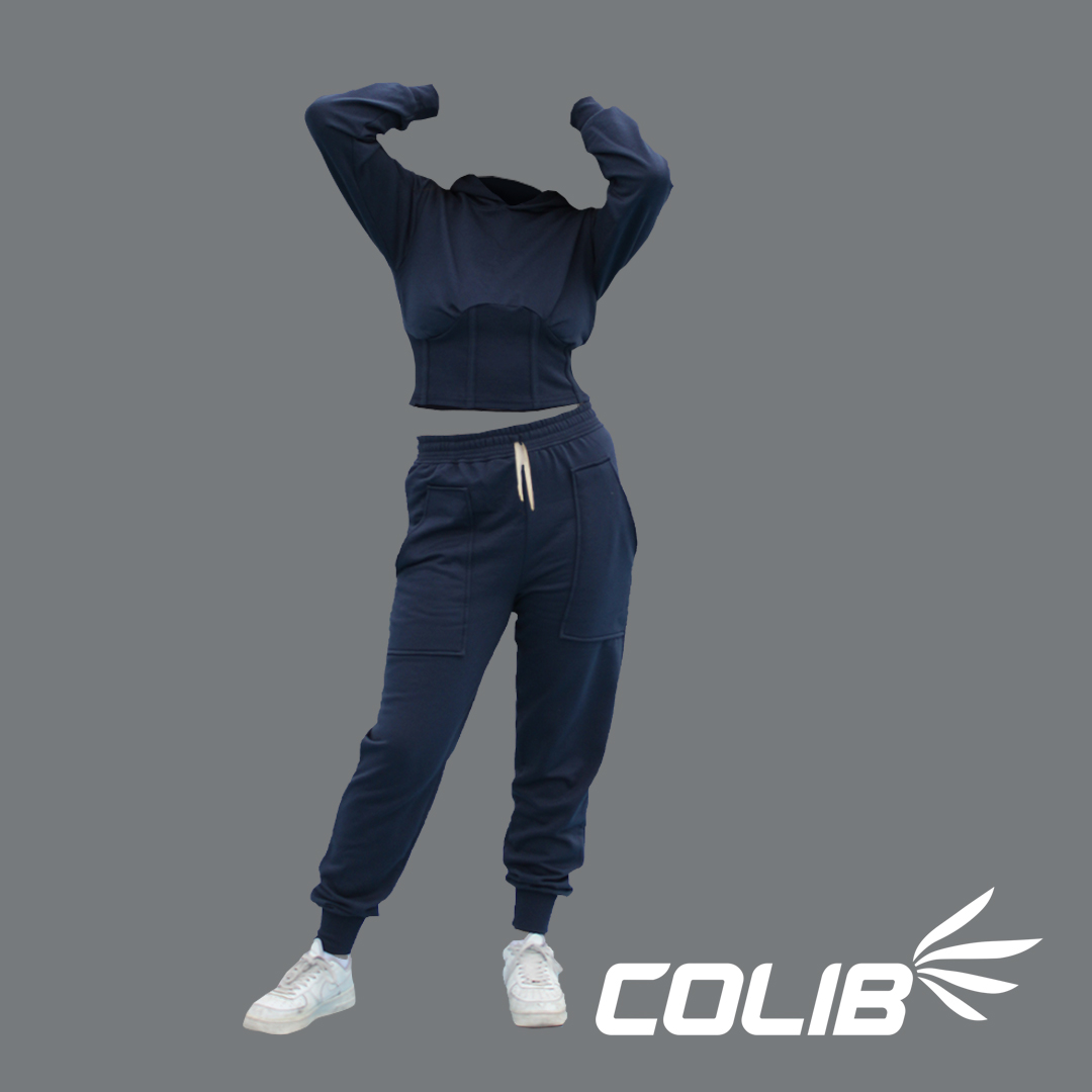 Conjunto deportivo fleece jogger +buzo corset manga larga – Colib